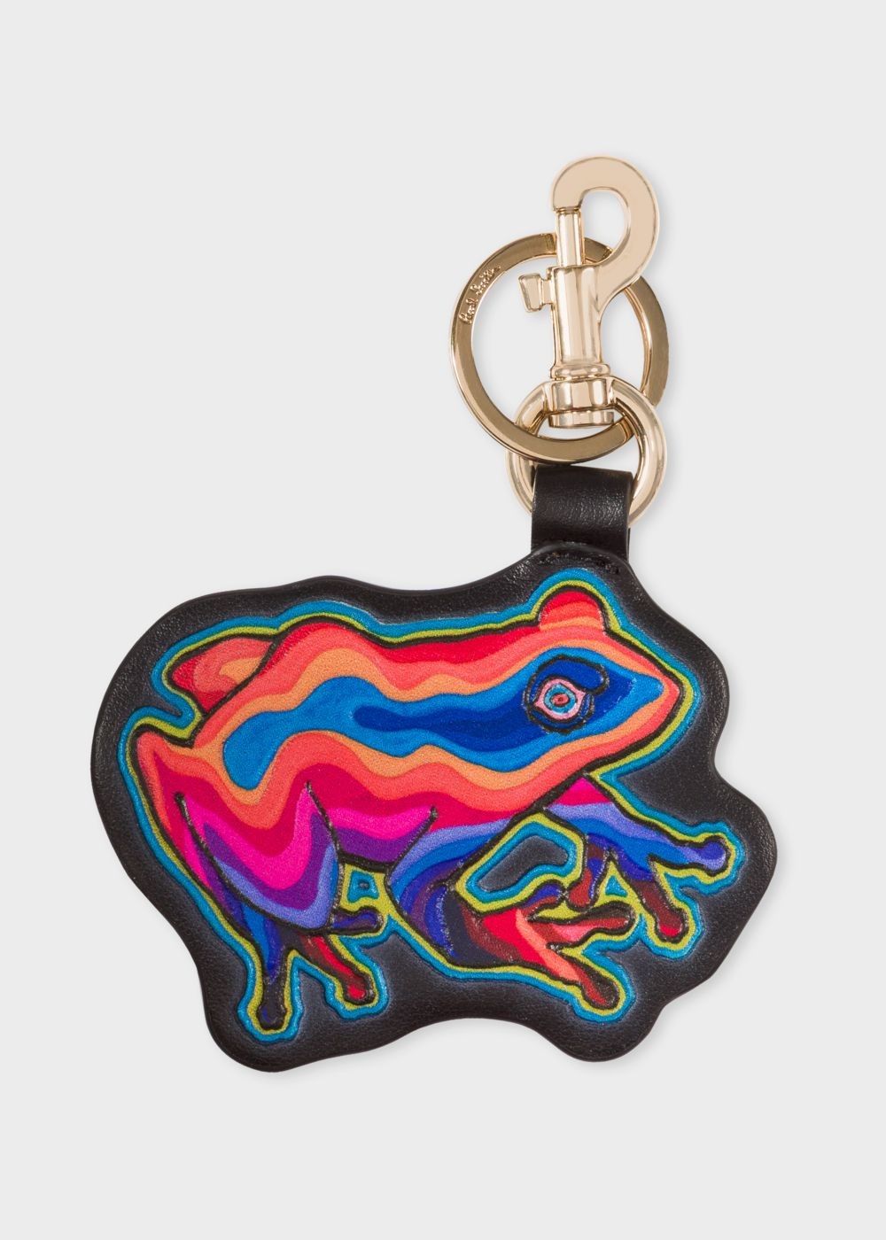 Paul Smith 'dreamer Frog' Leather Keyring Accessories Men