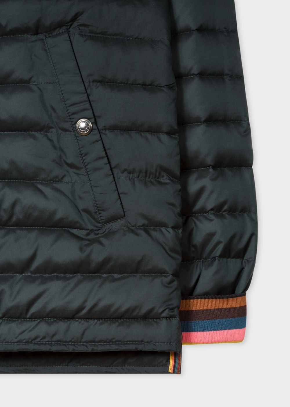 Paul Smith Mens's Dark Green Lightweight Down-Filled Jacket