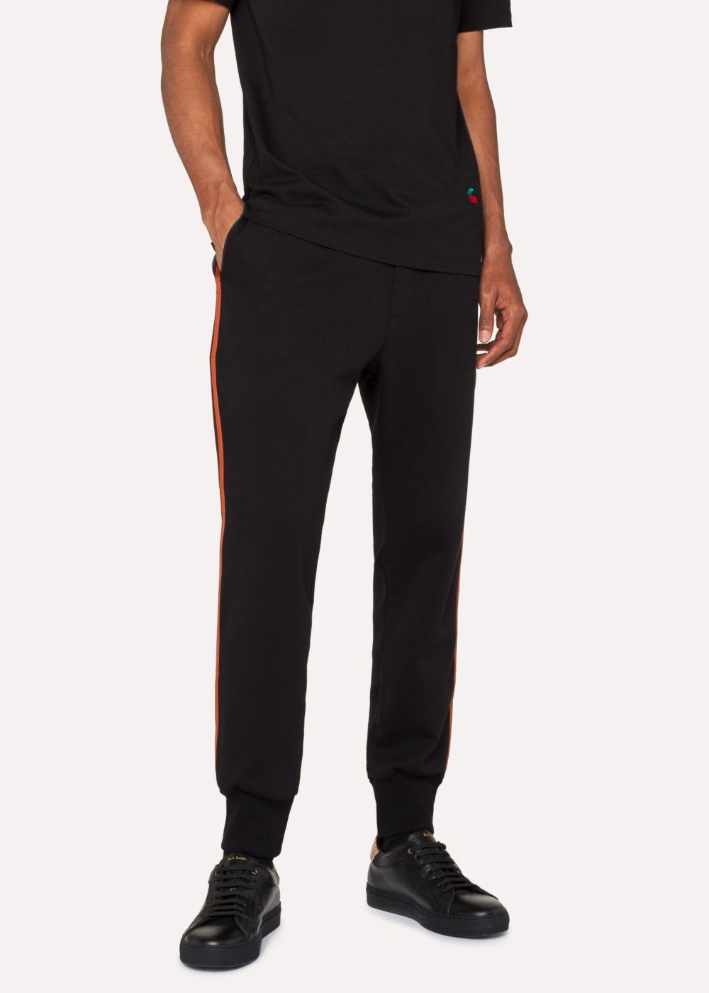 Paul Smith Men's Black 'artist Stripe' SweatPants