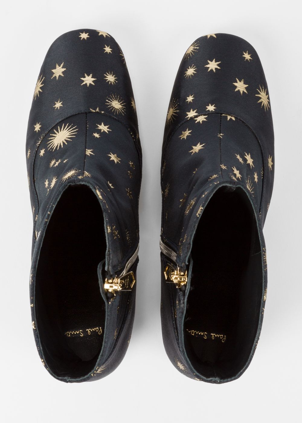 Paul Smith Women'S Dark Navy 'Gold Star' Jacquard 'Nira' Boots