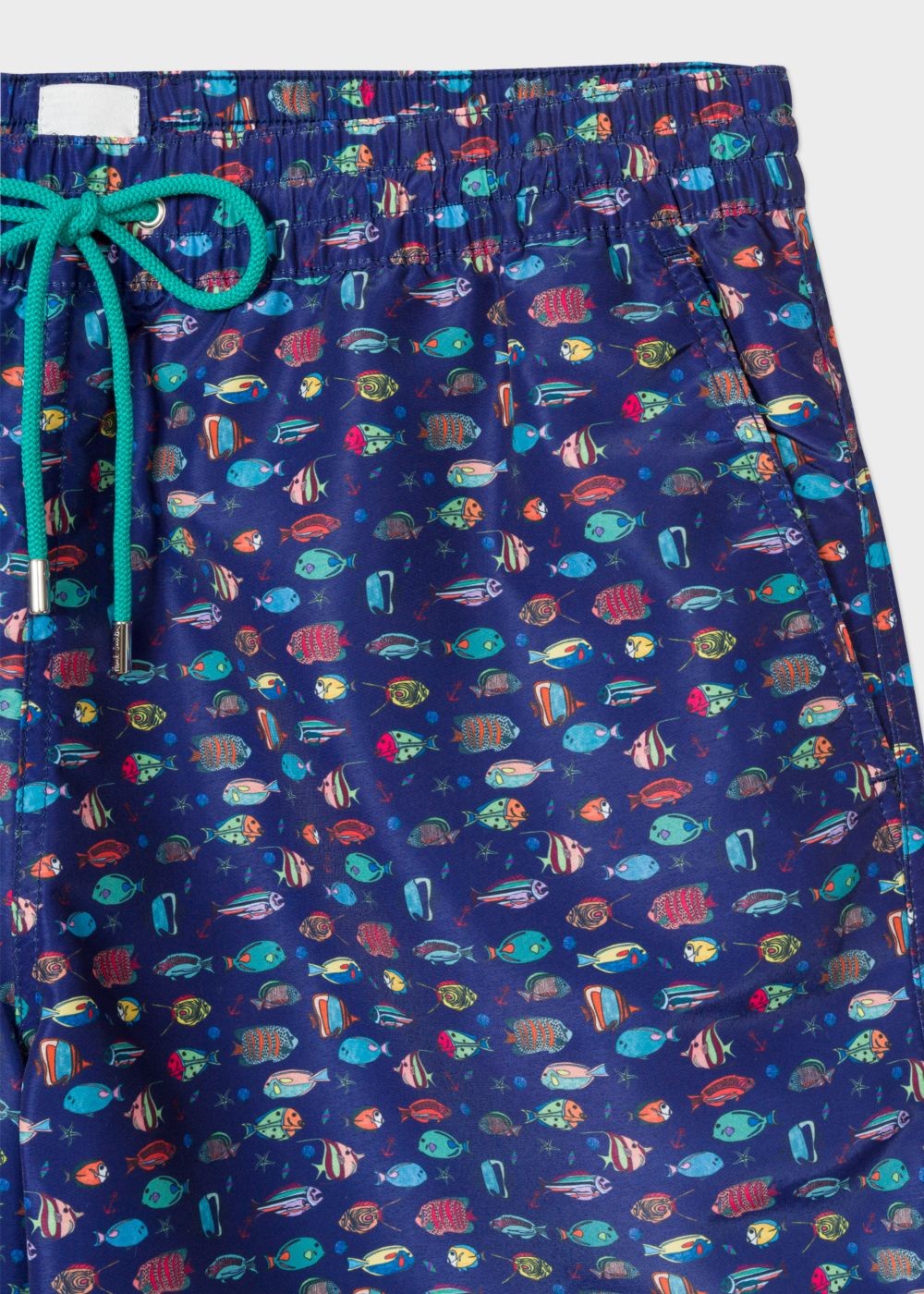 Paul Smith Men's Navy 'fish' Print Swim Shorts