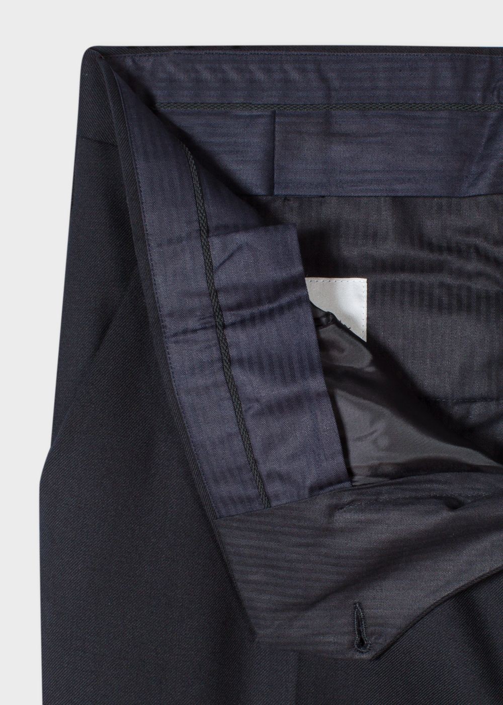 Paul Smith Mens's Slim-Fit Black Wool 'a Suit To Travel In' Pants