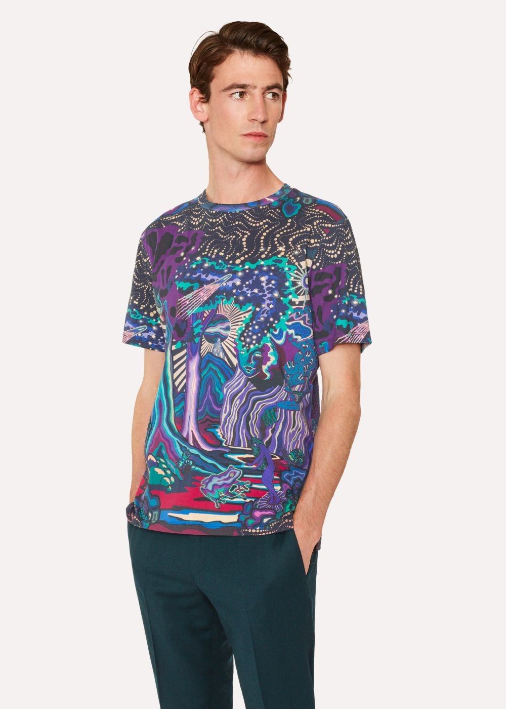 Paul Smith Men's 'dreamer' Print T-Shirt