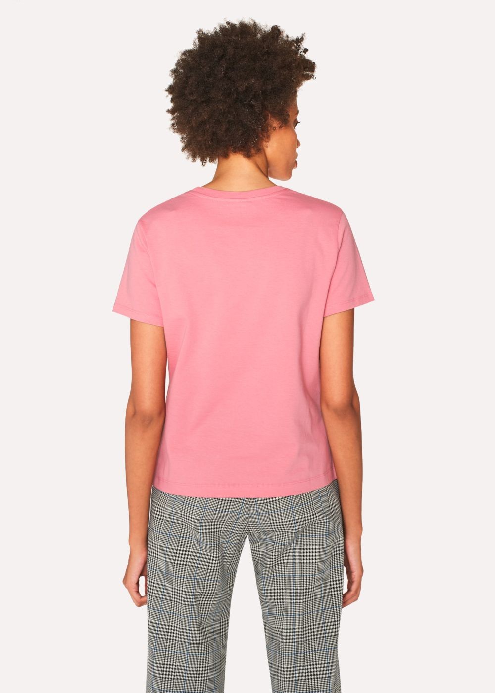 Paul Smith Women's Pink Small 'dino' Print Cotton TShirt