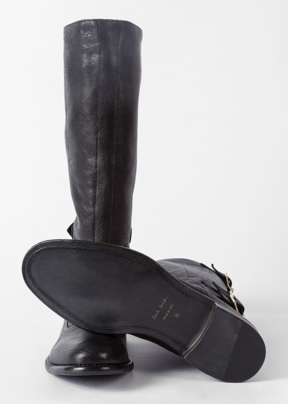 Paul Smith Women's Black Leather 'kings' Boots