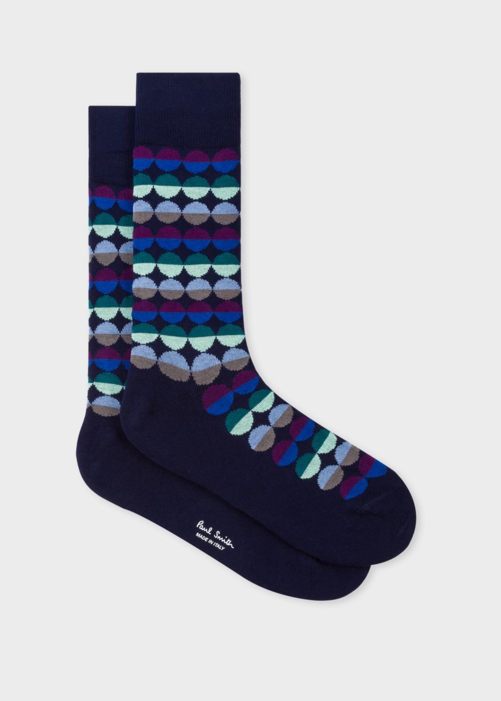 Paul Smith Mens's Navy 'sunset Spot' Socks