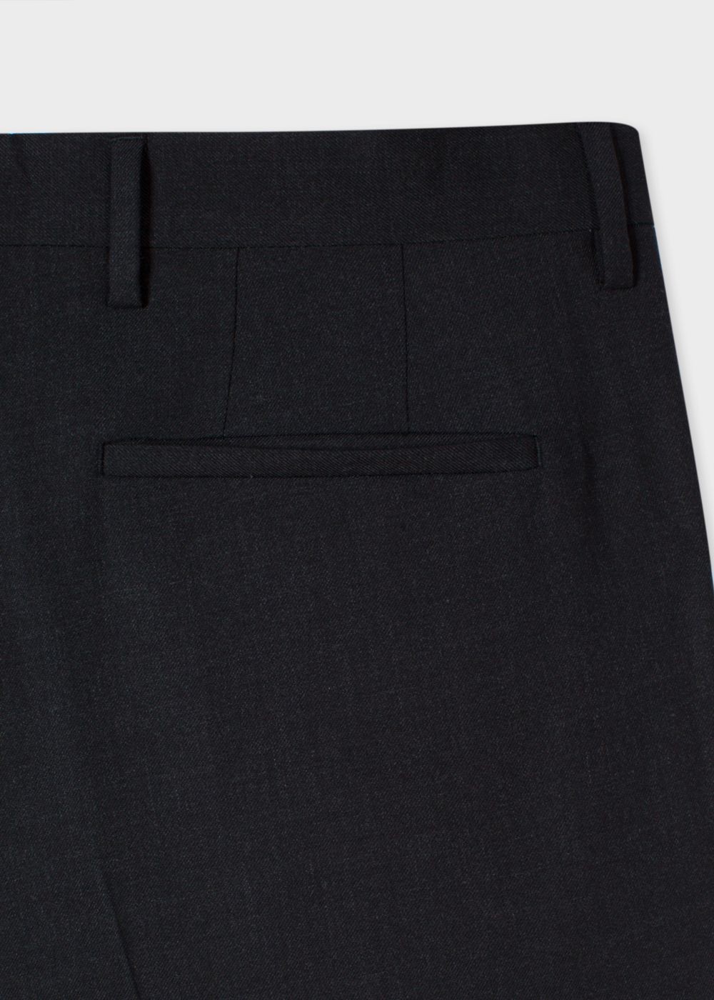 Paul Smith Men's Slim-Fit Charcoal Grey Wool 'a Suit To Travel In' Pants