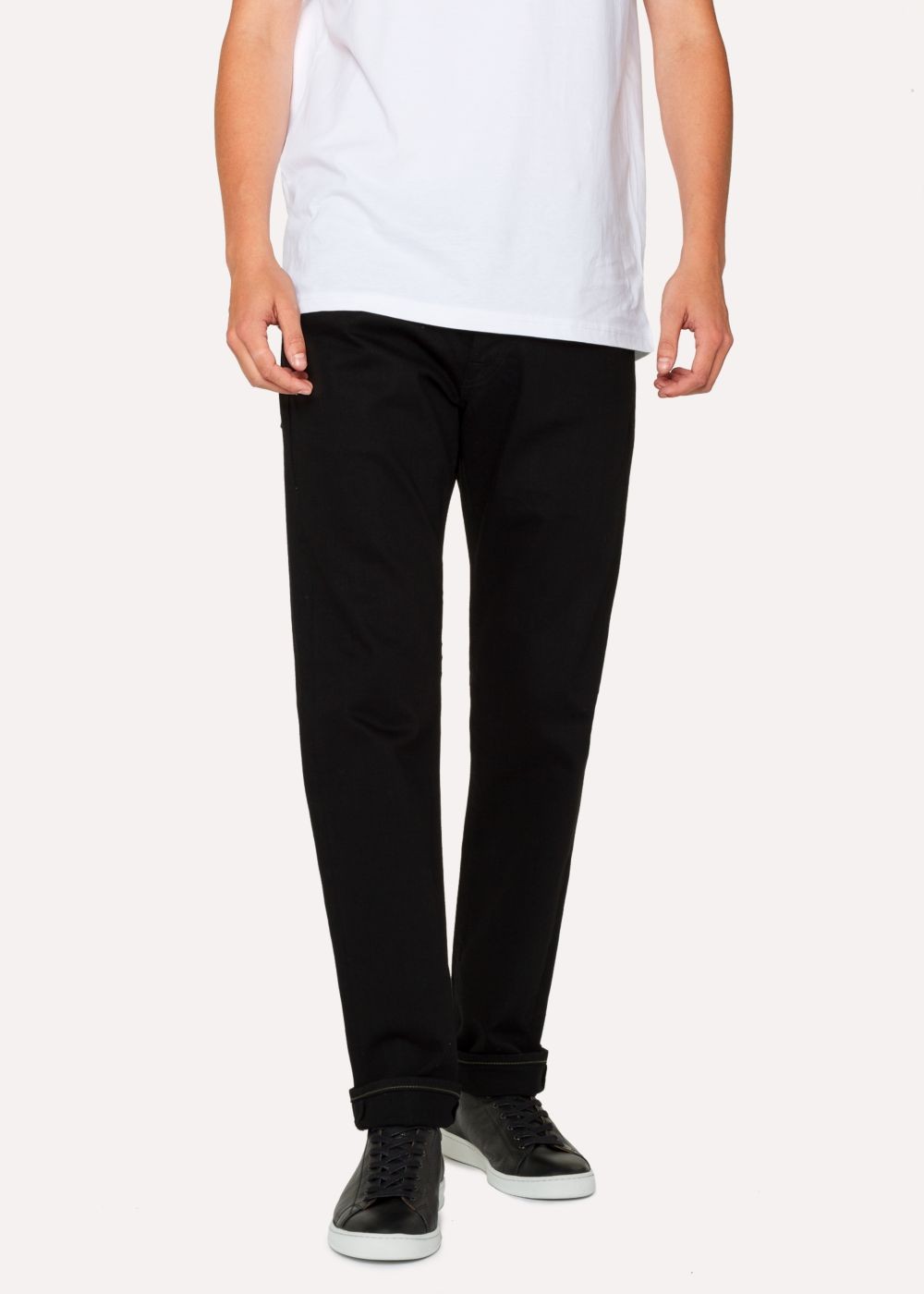 Paul Smith Men's Standard-Fit 12Oz 'super Black Denim' Jeans