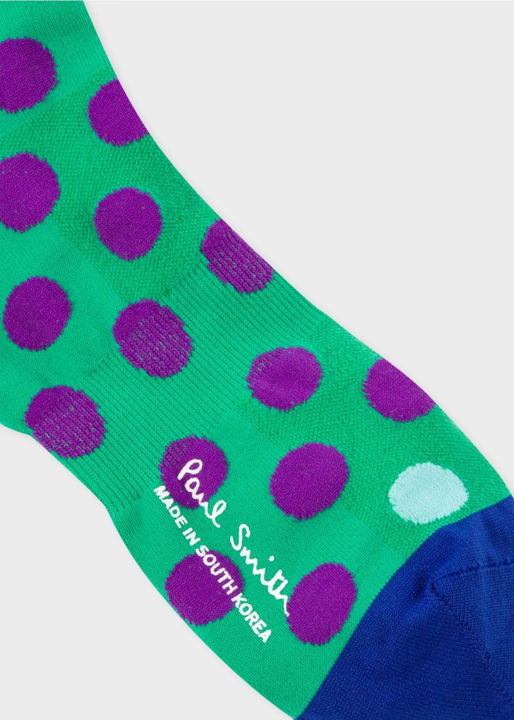 Paul Smith Men'S Green Polka Dot Cycling Socks