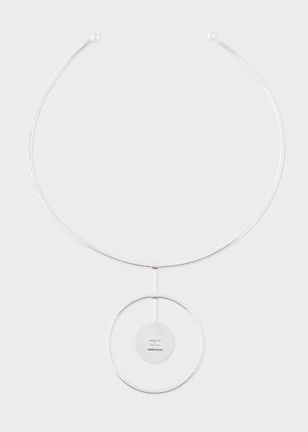 Paul Smith Rachel Entwistle + Paul Smith - Sterling Silver Loop Necklace With Blue Lapis Lazuli Stone Accessories Women