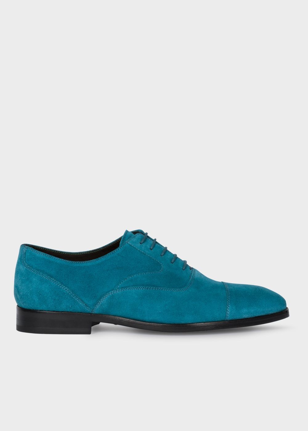 Paul Smith Men's Teal Suede 'tompkins' Oxford Shoes