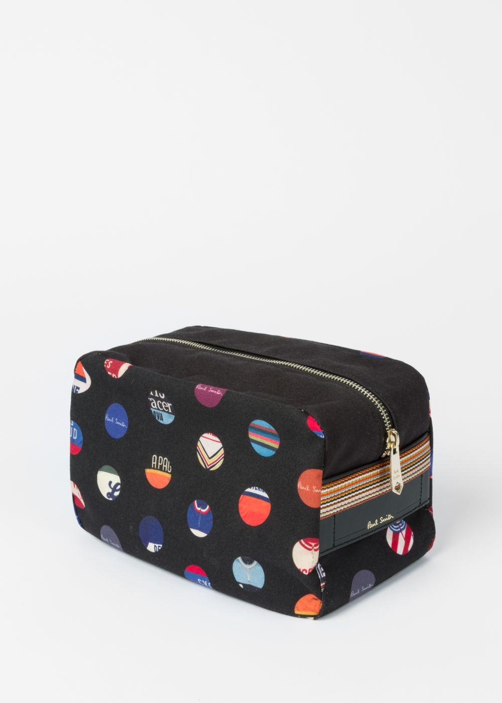 Paul Smith Men's 'cycle Dot' Print Canvas Wash Bag