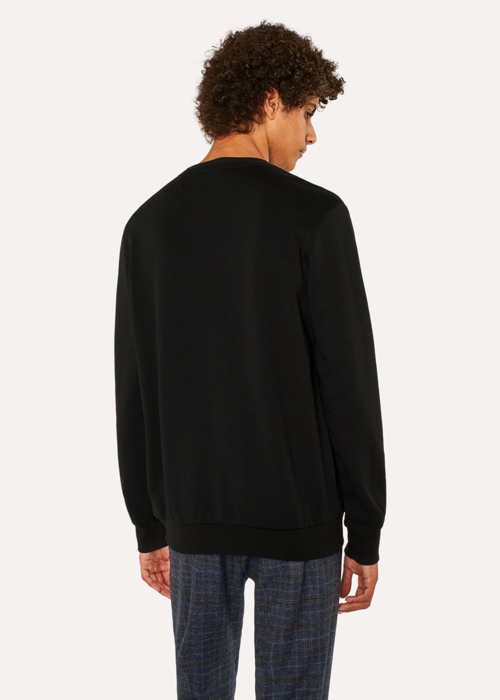 Paul Smith Men's Black 'dreamer' Embroidered Sweatshirt