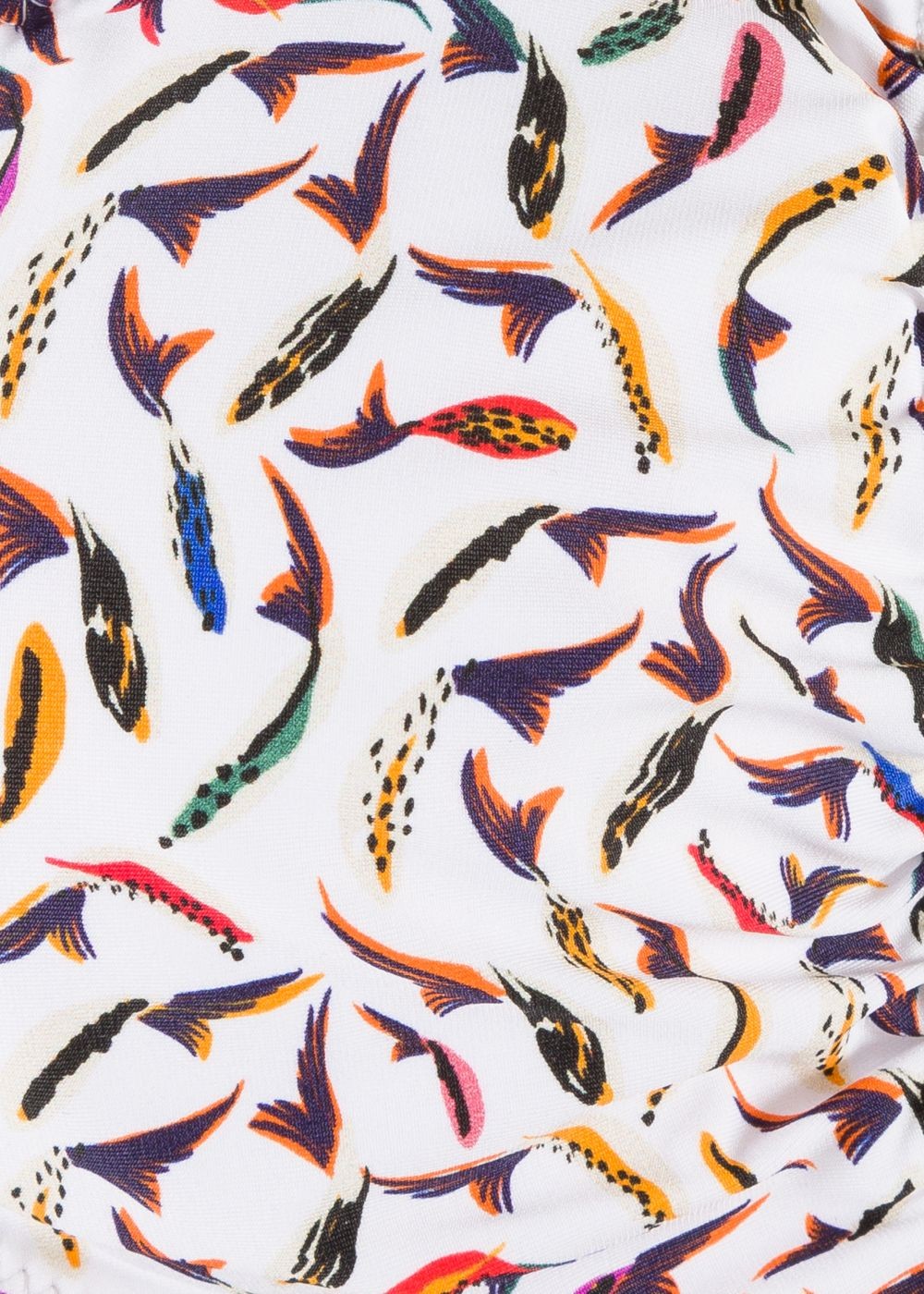 Paul Smith Women's 'koi Carp' And Floral Print Triangle Bikini Top