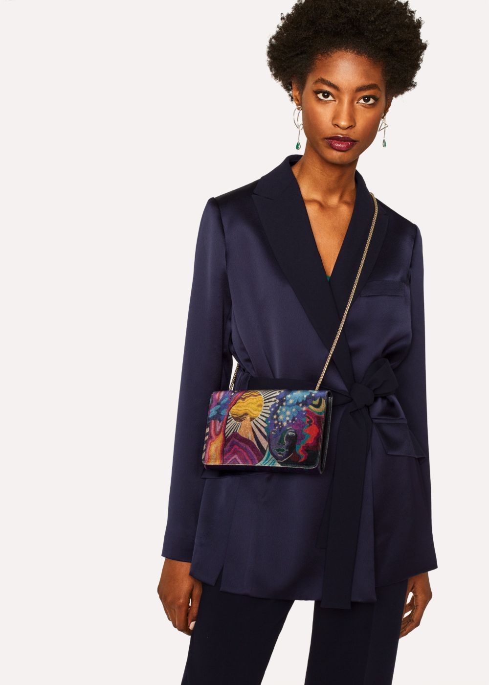 Paul Smith Women's Velvet 'dreamer' Clutch HandBags