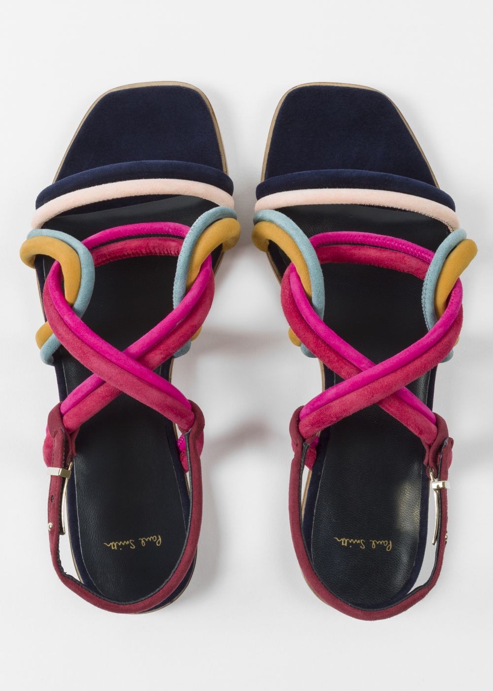 Paul Smith Women's Multi-Coloured Suede 'carlin' Sandals