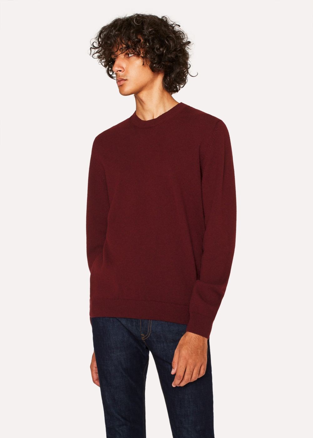 Paul Smith Mens's Burgundy Lambswool Sweater