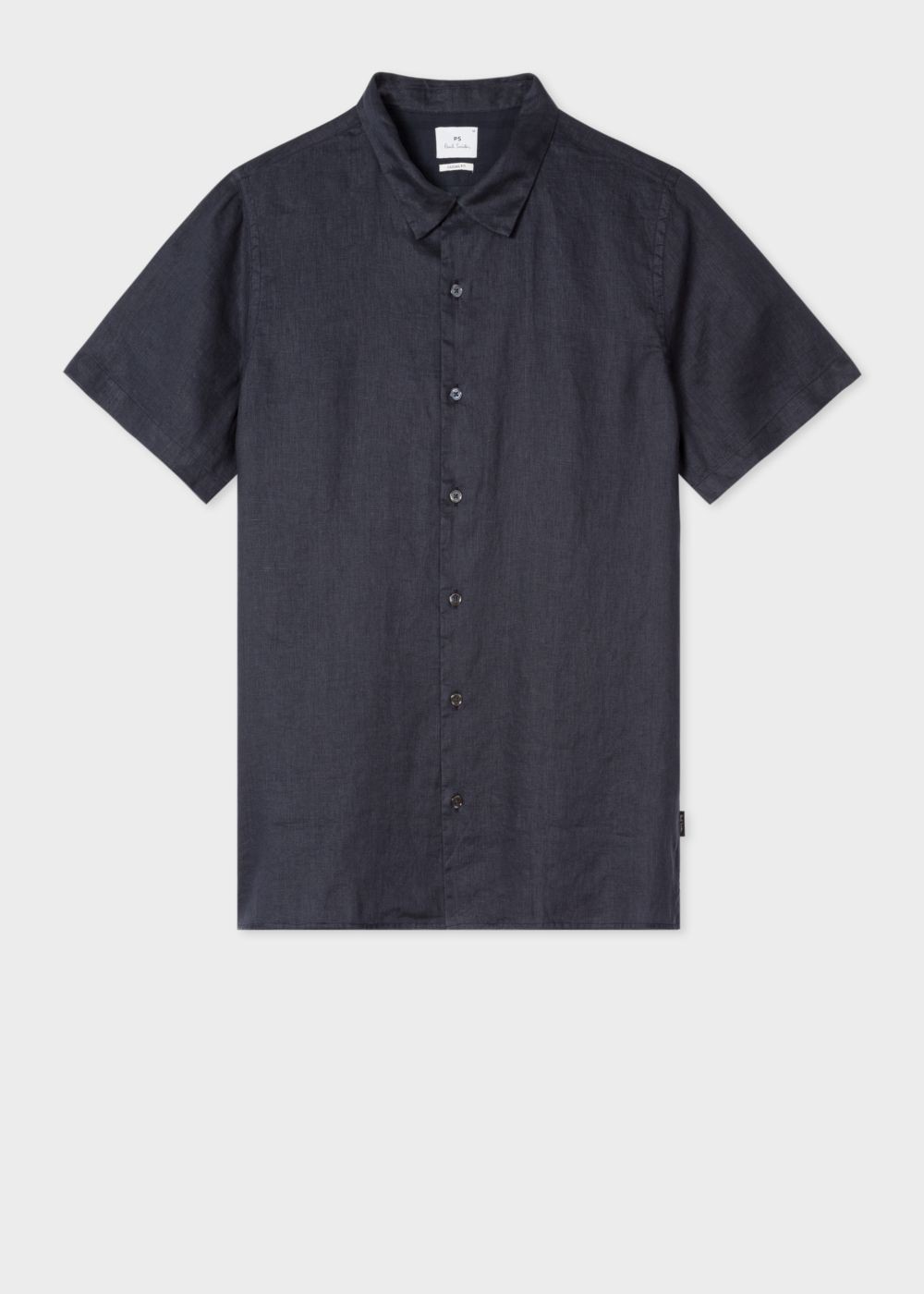 Paul Smith Men's Classic-Fit Dark Navy Linen Short-Sleeve T-Shirts