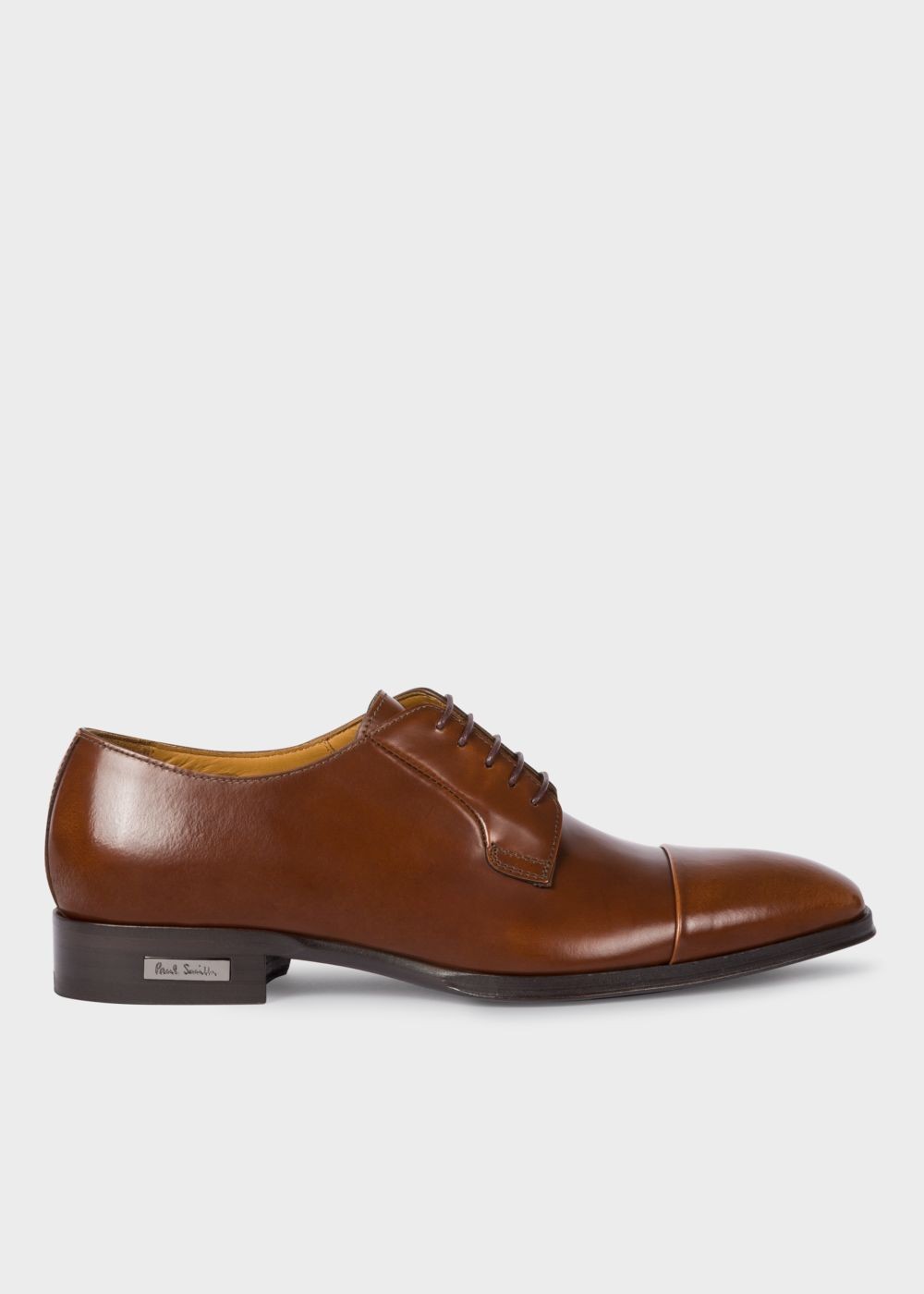Paul Smith Men's Tan Leather 'spencer' Derby Sneaker