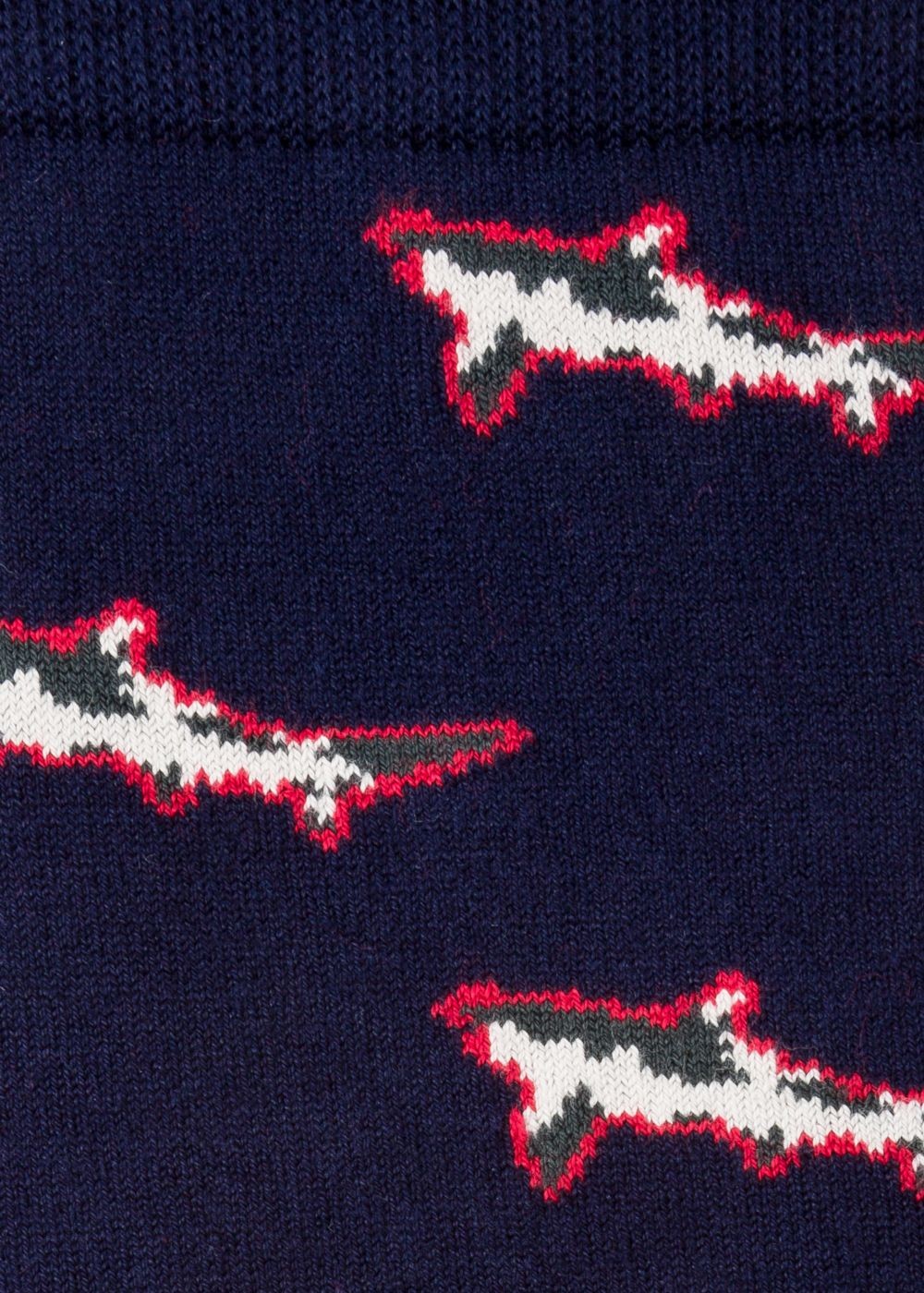 Paul Smith Men's Navy 'mini Sharks' Motif Socks