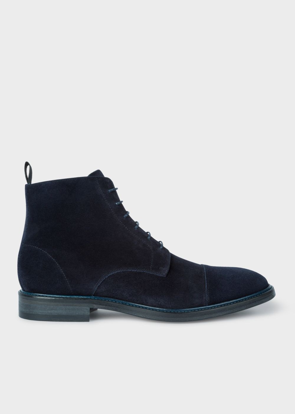 Paul Smith Men'S Navy Suede 'JarMen' Boots