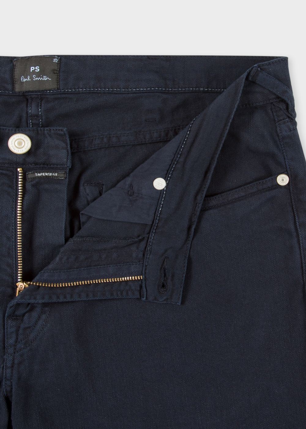 Paul Smith Men's Tapered-Fit Dark Navy Denim Jeans