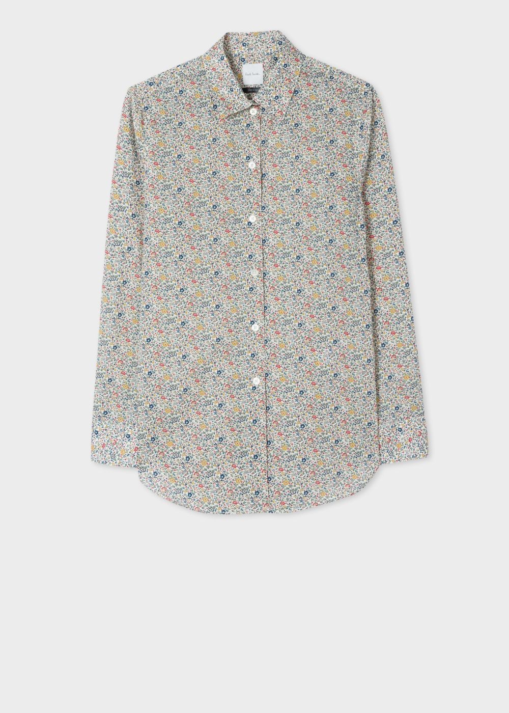Paul Smith Lady's Cream 'ditsy Floral' Print Cotton Tshirt