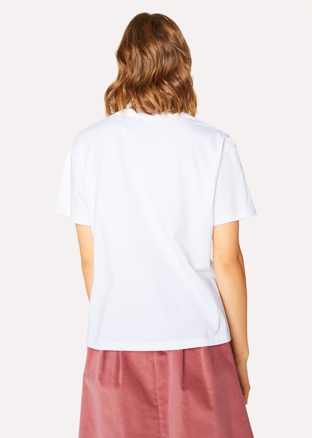 Paul Smith Womens's Red 'paint Lips' Print T-Shirt