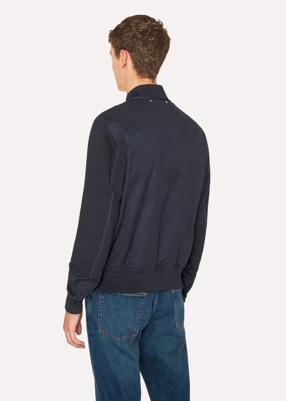 Paul Smith Men's Navy Cotton-Blend Bomber Coats