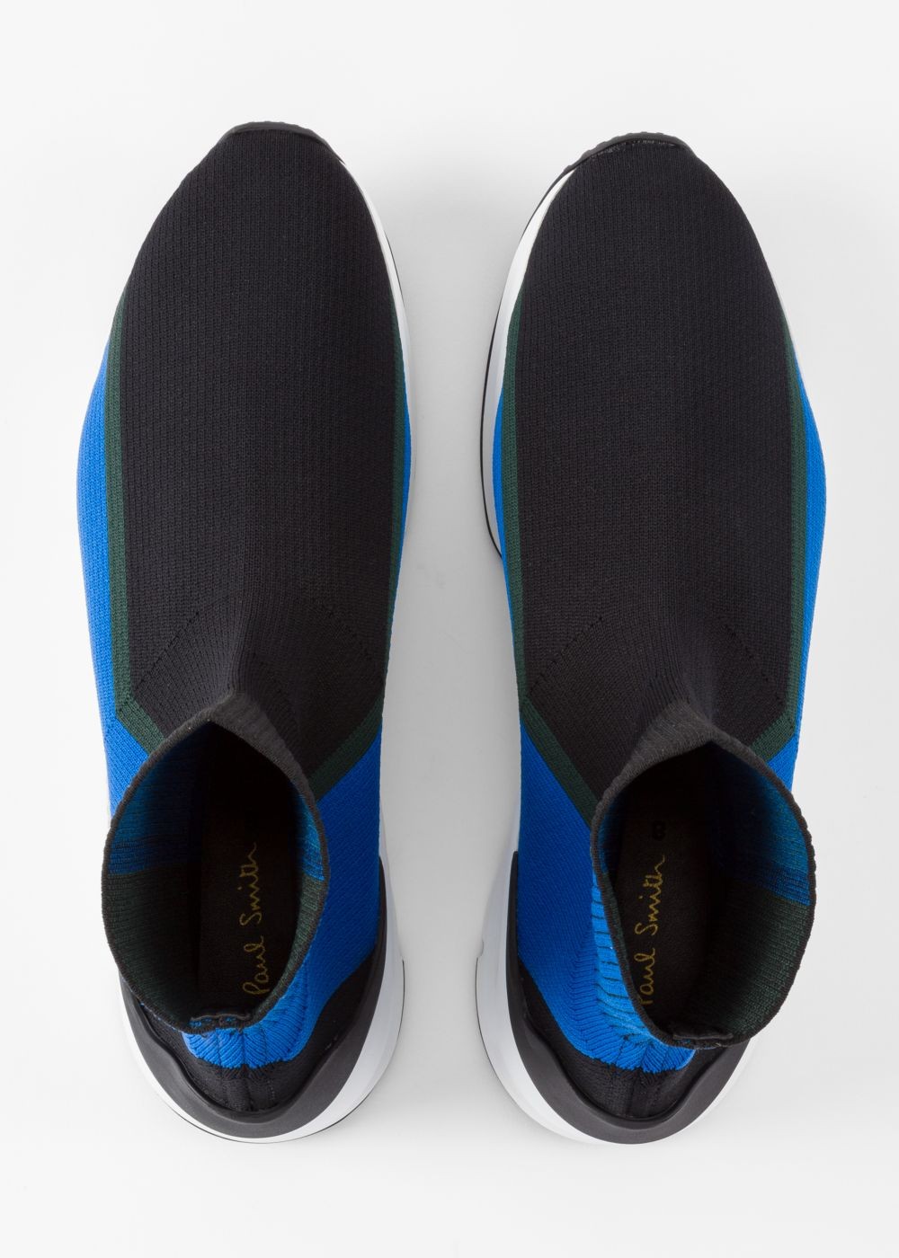 Paul Smith Men's Multi-Coloured Stripe 'sweep' Sock Shoes