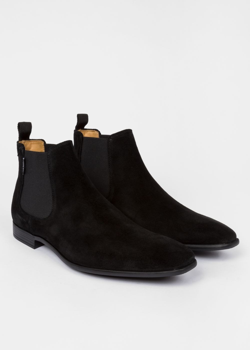 Paul Smith Men's Black Suede 'falconer' Chelsea Boots