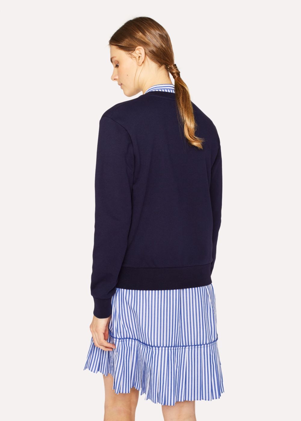 Paul Smith Women's Navy Large 'dino' Print Cotton Sweatshirt