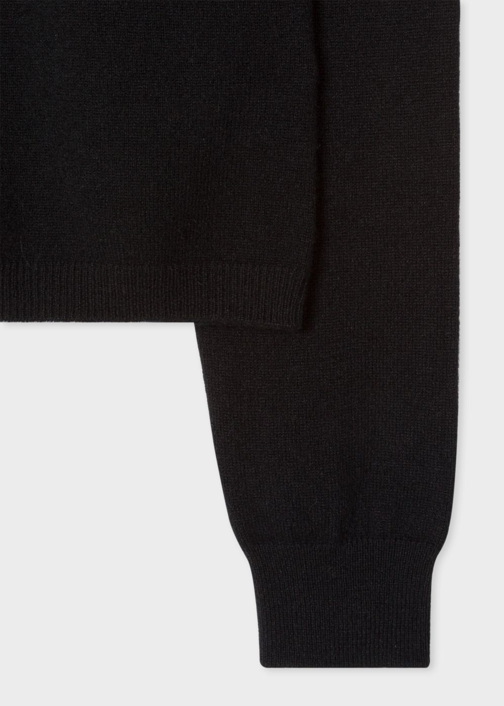Paul Smith Womens's Black Cashmere Cardigan With Daisy Top Button