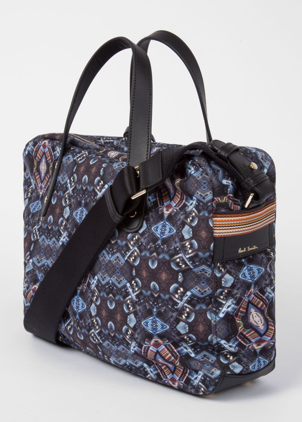 Paul Smith Mens's 'mini Kaleidoscope' Print Canvas Business Folio Accessories
