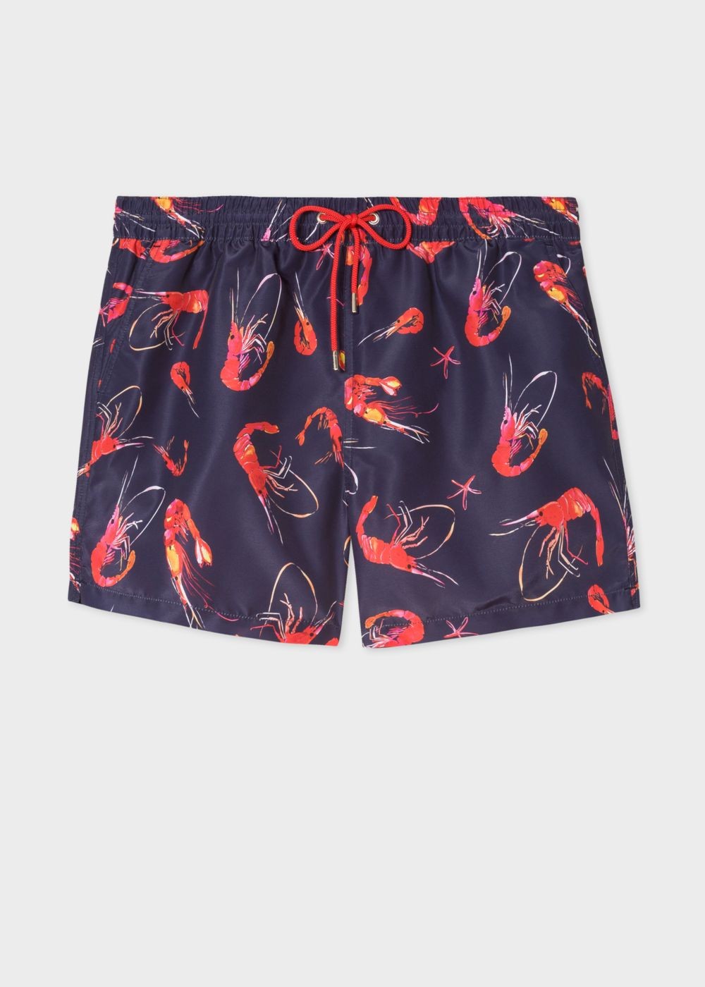 Paul Smith Men's Navy 'prawn' Print Swim Shorts