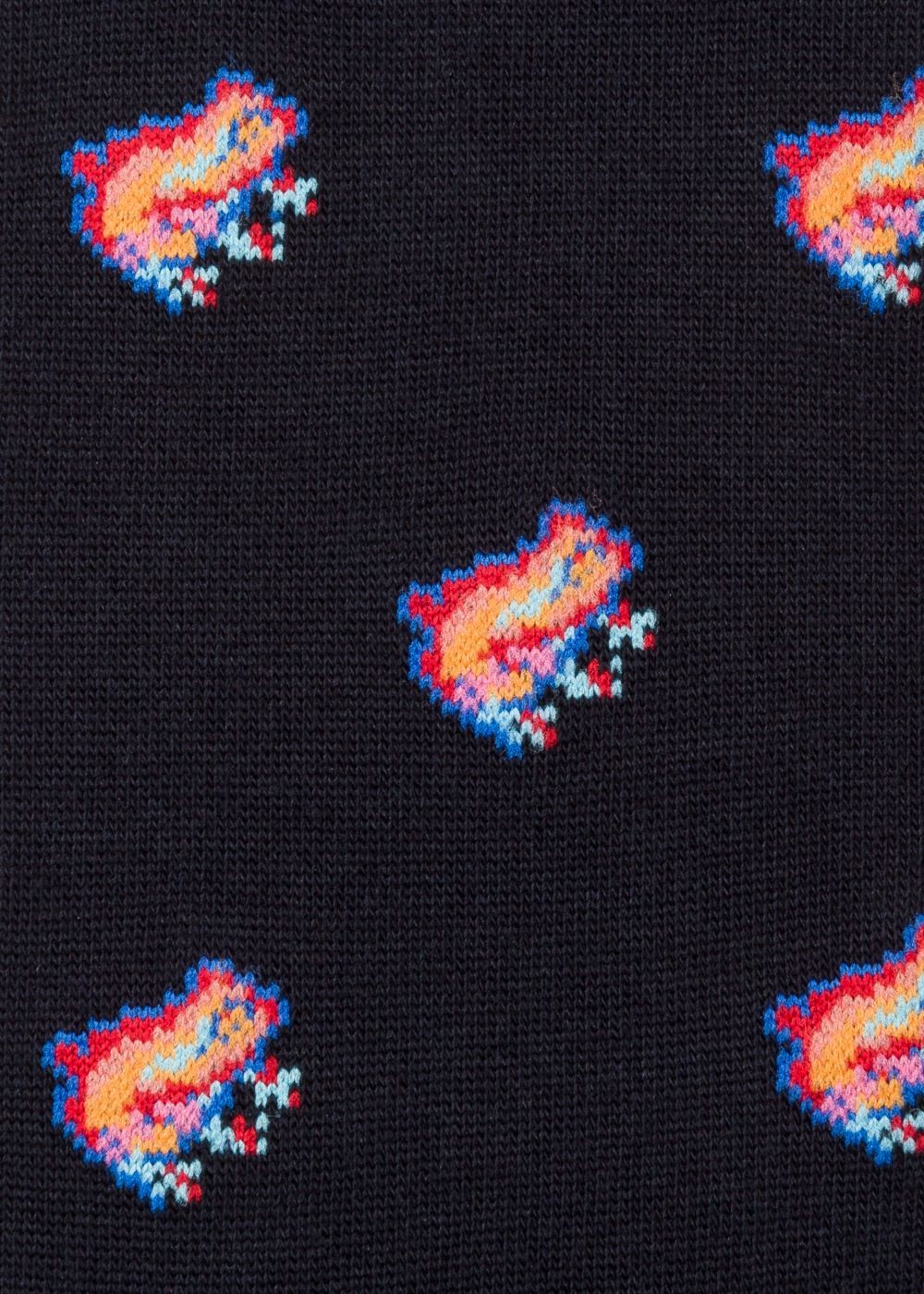 Paul Smith Men's Navy 'dreamer Frog' Jacquard Socks