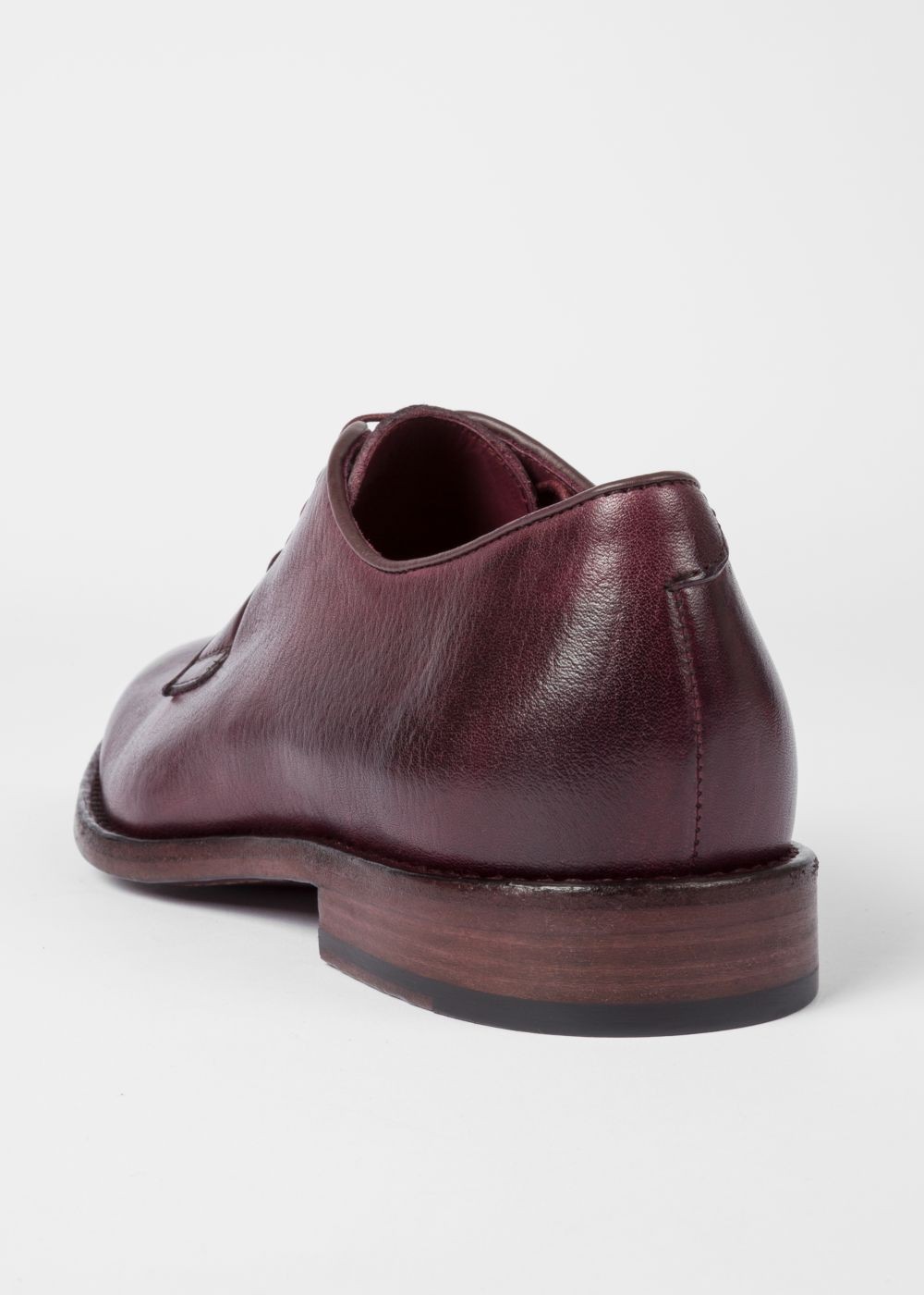 Paul Smith Men's Damson Leather 'chester' Flexible Travel Sneakers