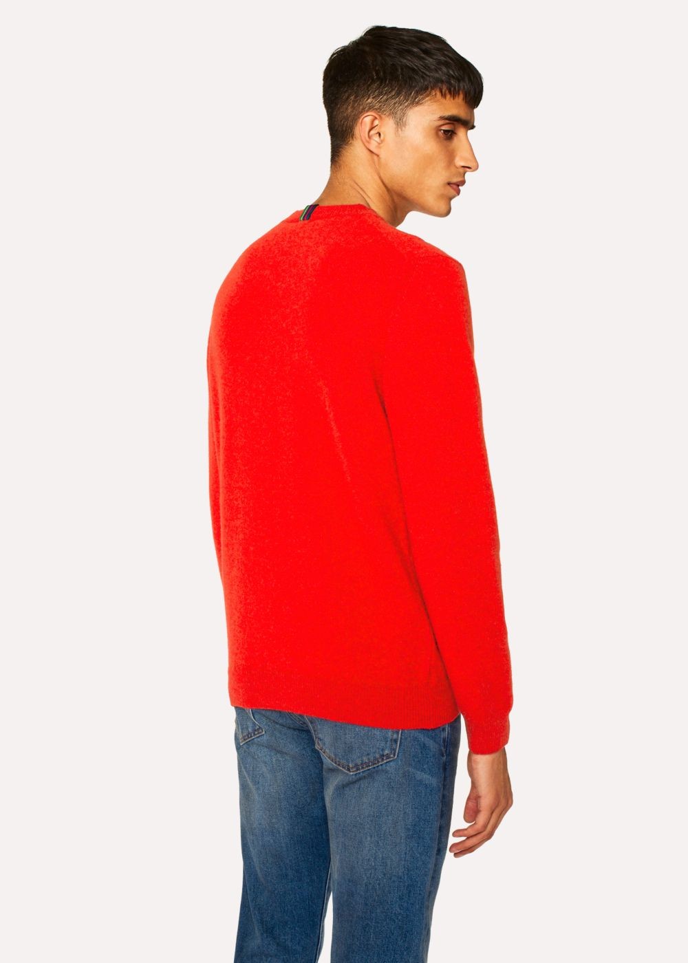 Paul Smith Men's Red Lambswool Sweater