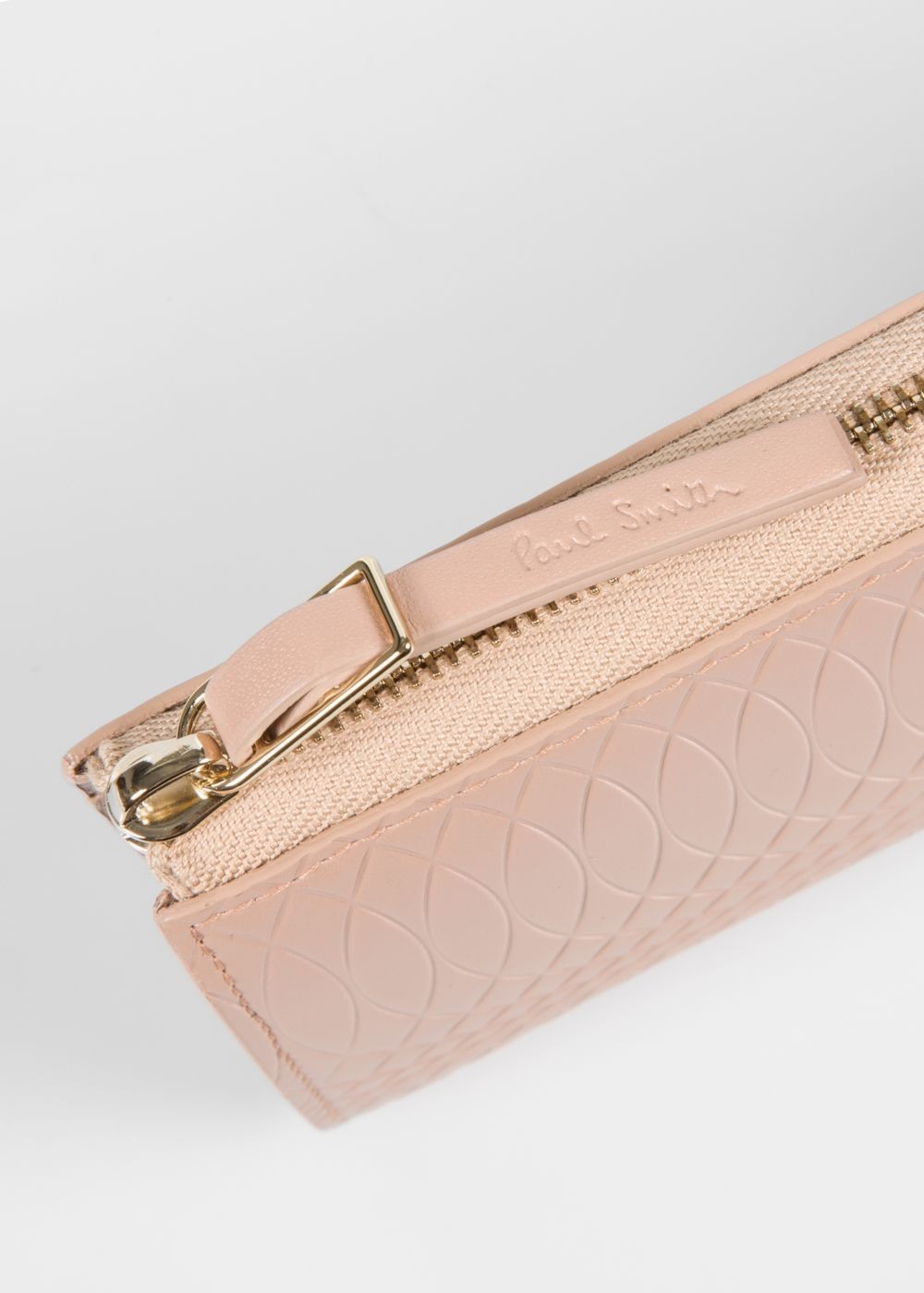 Paul Smith No. - Large Powder Pink Leather Zip-Around Wallet Women