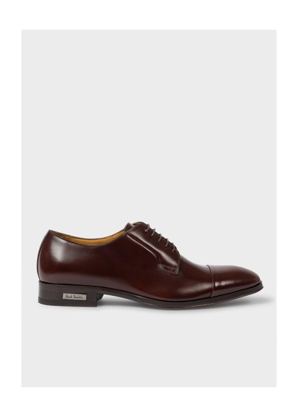 Paul Smith Mens's Burgundy Leather 'spencer' Derby Shoes