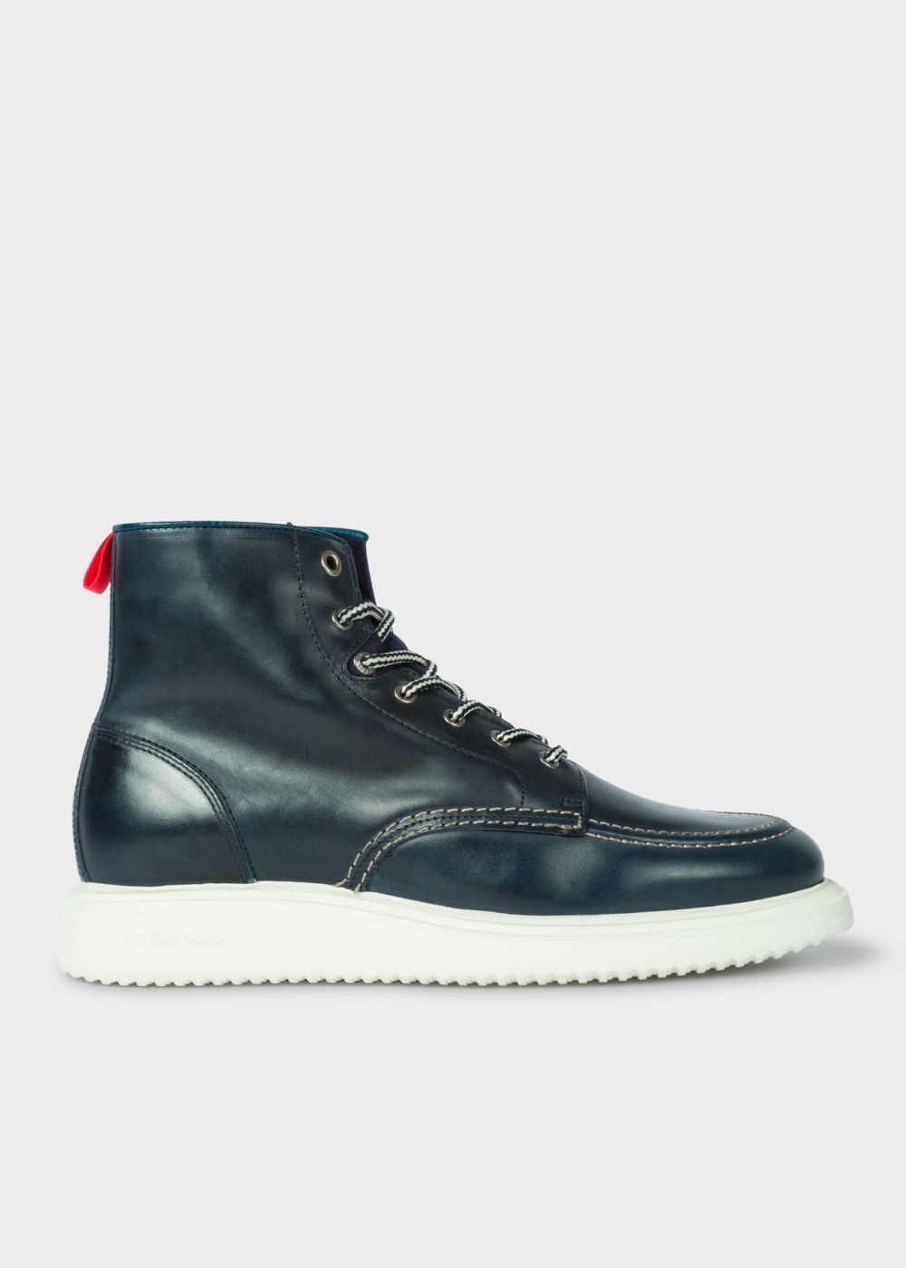 Paul Smith Mens's Navy 'caplan' Leather Boots