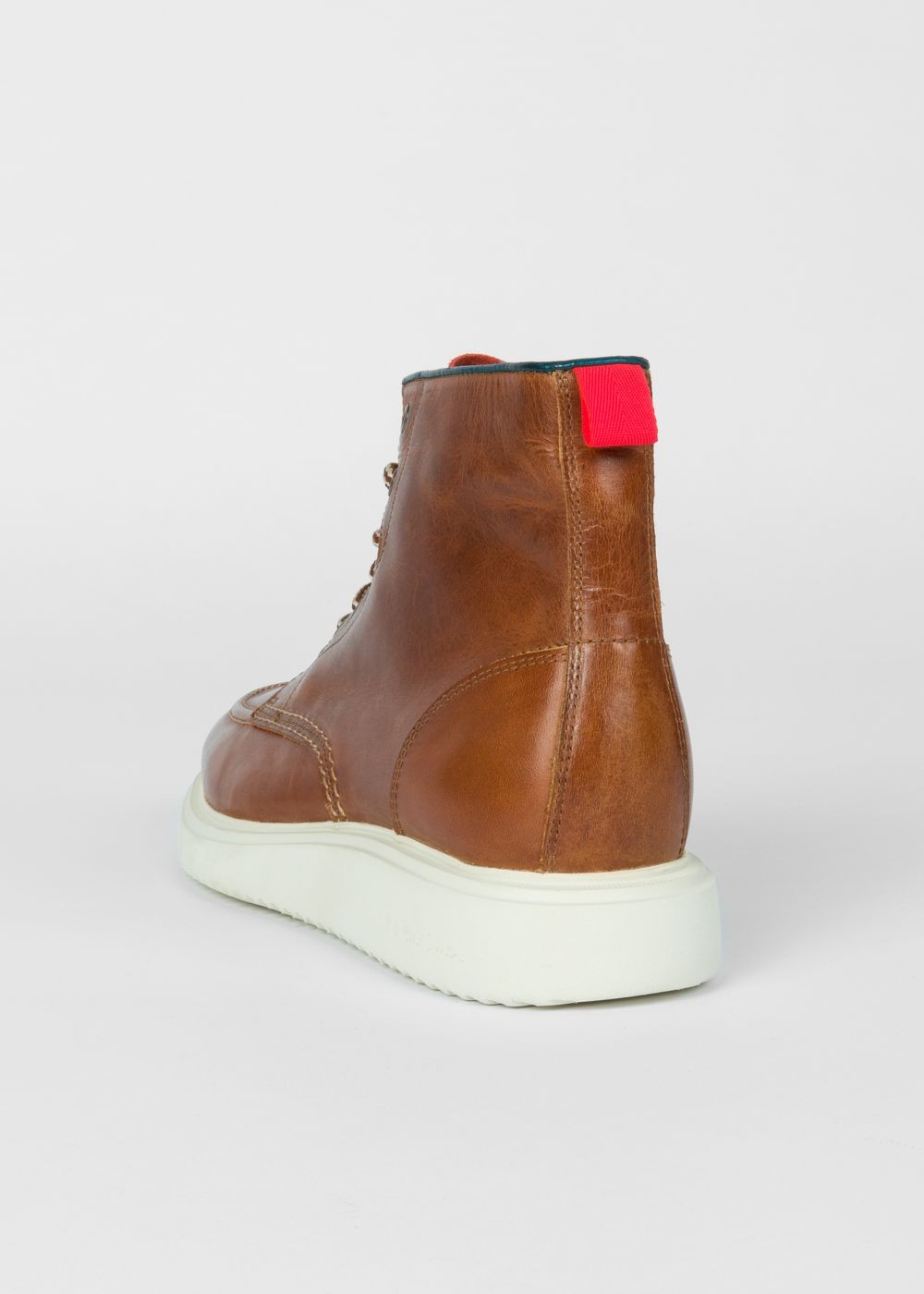 Paul Smith Men's Tan 'caplan' Leather Boots