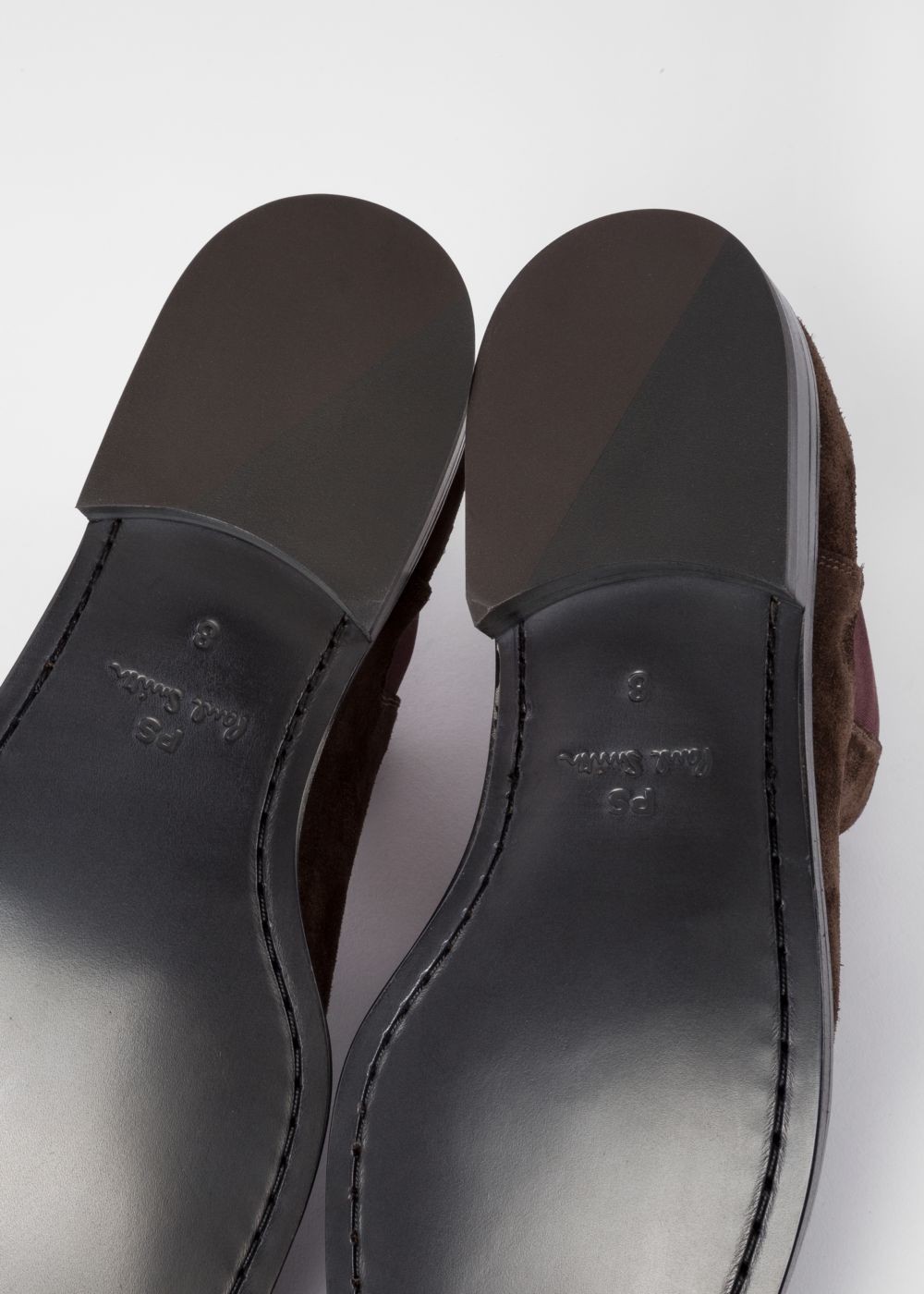 Paul Smith Men's Dark Brown Suede 'gerald' Chelsea Boots