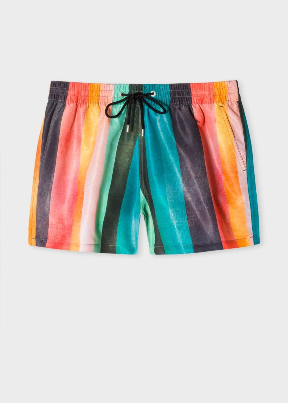 Paul Smith Men's 'artist Stripe' Print Swim Shorts