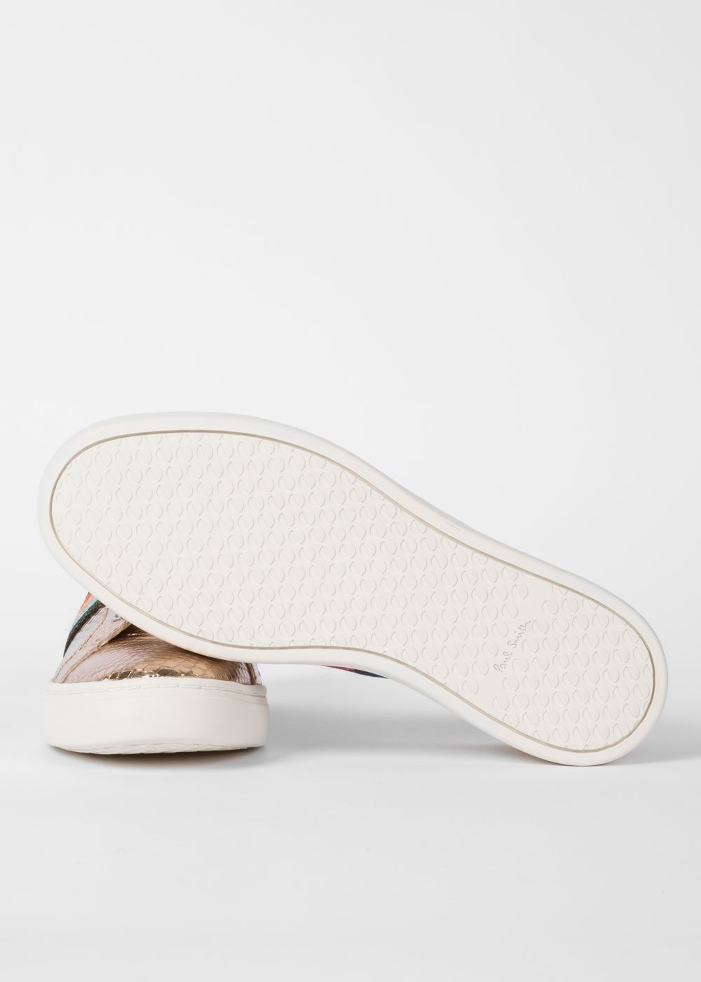 Paul Smith Women's Metallic Gold Leather 'lapin' Trainers