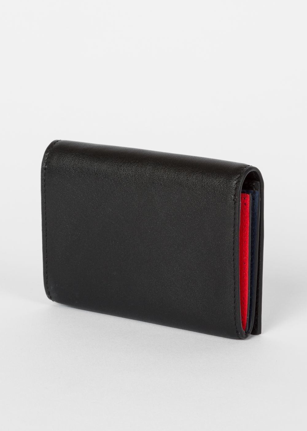 Paul Smith Women's Black 'concertina' Leather Card Wallet