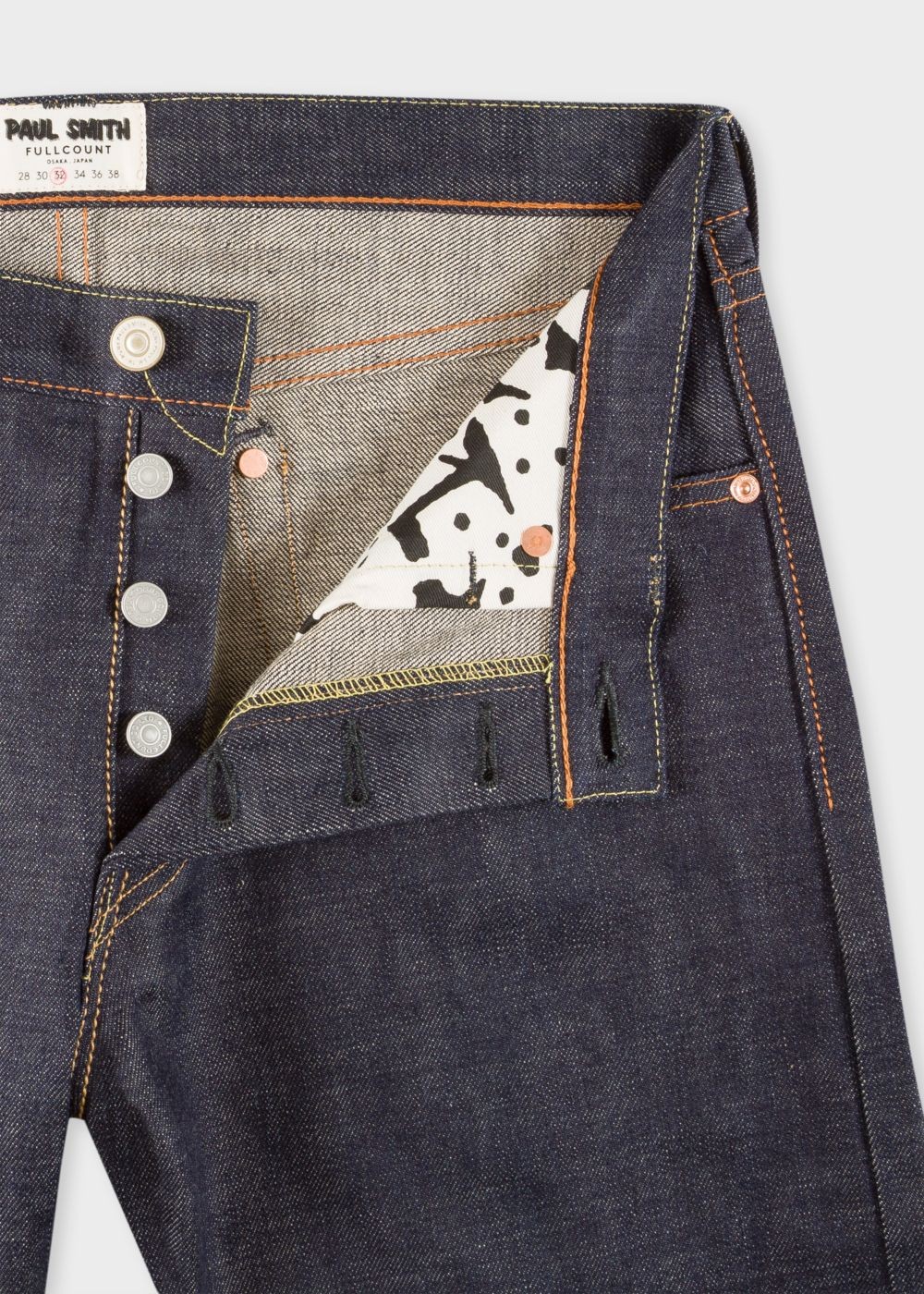 Paul Smith X Fullcount - Slim-Standard 13Oz Indigo Selvedge Denim Jeans Mens