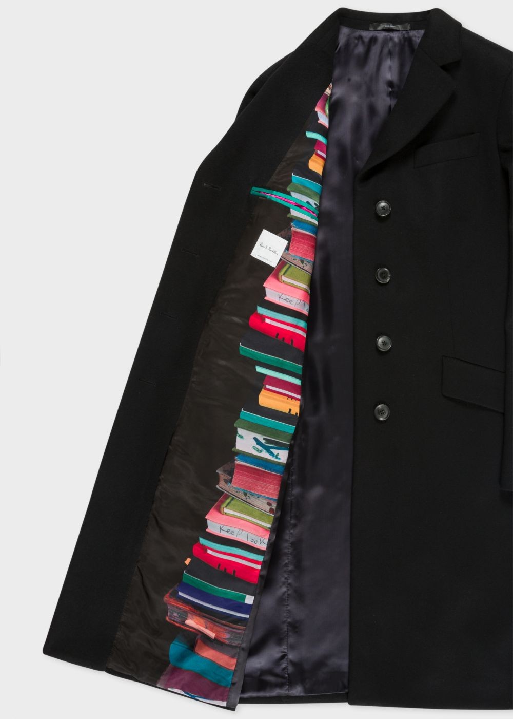 Paul Smith Women's Black Wool And Cashmere-Blend Epsom Jackets