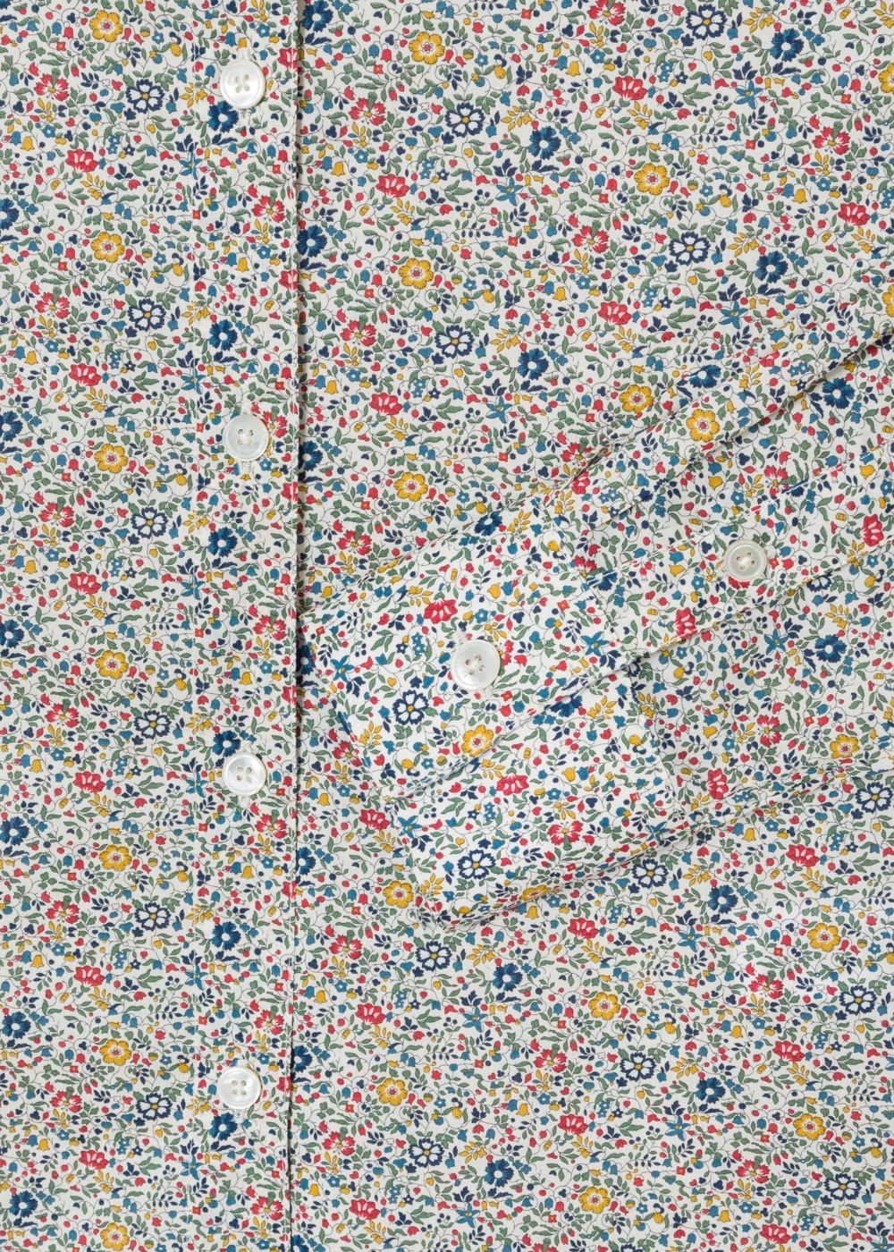 Paul Smith Lady's Cream 'ditsy Floral' Print Cotton Tshirt