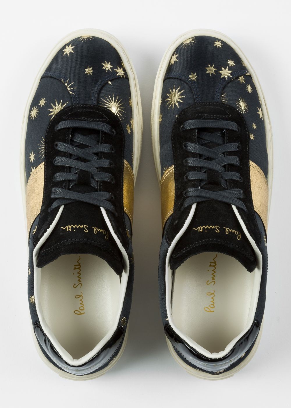 Paul Smith Women's Dark Navy 'gold Star' 'levon' Sneaker